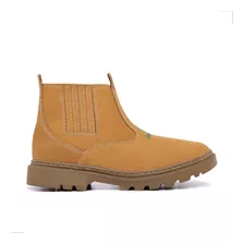 Bota Botina Country Sola Tratorada Palmilha Em Gel Envio Já