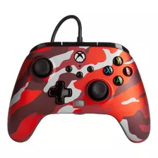 Controle Joystick Acco Brands Powera Enhanced Wired Controller For Xbox Series X|s Advantage Lumectra Metallic Red