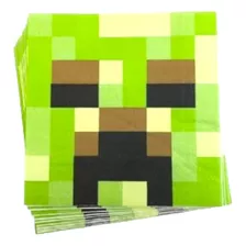 Servilletas Minecraft 12 Unidades