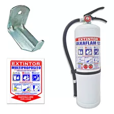 Soporte De Pared Con Señal Para Extintor Solkaflam 3700 Gr