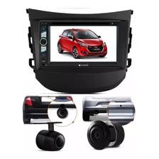 Central Multimidia Dvd Hyundai Hb20 + Moldura 2 Din + Câmera