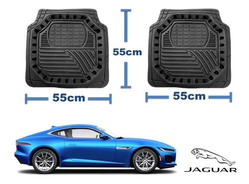 Tapetes Premium Black Carbon 3d Jaguar F-type 2014 A 2022 Foto 3