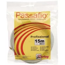 Passador De Fios Com 15m Cinza Cortag 60748