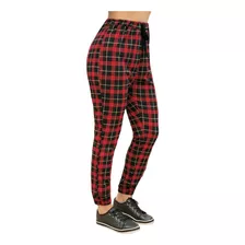 Calça Jogger Feminina Xadrez D2