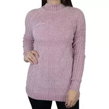 Blusa Feminina Mochine Tricot Rosa Lavanda - Trfi836