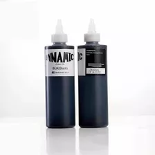 Tinta Dynamic Tatuagem Preta 240ml Original Tattoo