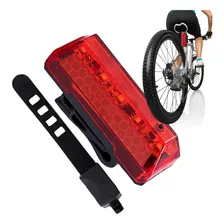 Farol Comet Usb Recarregavél Bike 100 Lumens Luz Vermelho