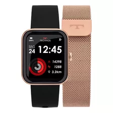 Smartwatch Technos Connect Max Preto E Rosé - Tmaxac/5j