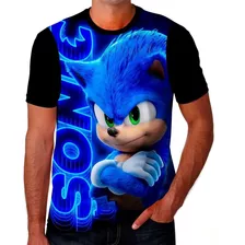 Camiseta Camisa Sonic Filme Personagem Série Jogo Game 01