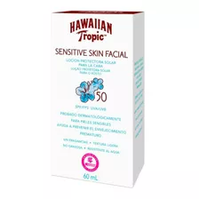 Protector Solar Facial Sensitive Spf50 Hawaiian Tropic 60 Ml