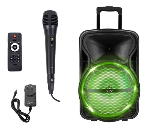 Parlante Portatil Bluetooth 12 Pulgadas Radio Fm Micrófono