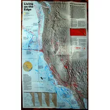 Mapa Nat Geo Terremoto Completo Con Revista 1986 Tierra Mar