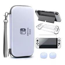 Kit Completo Bolsa + Case + Película + 2 Grip Switch Oled