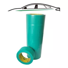 10 Fitas Crepe Verde 48mmx50m Automotiva Larga Mascaramento