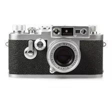 Câmera Analógica 35mm Leica Iii G Com Elmar 50mm F2.8