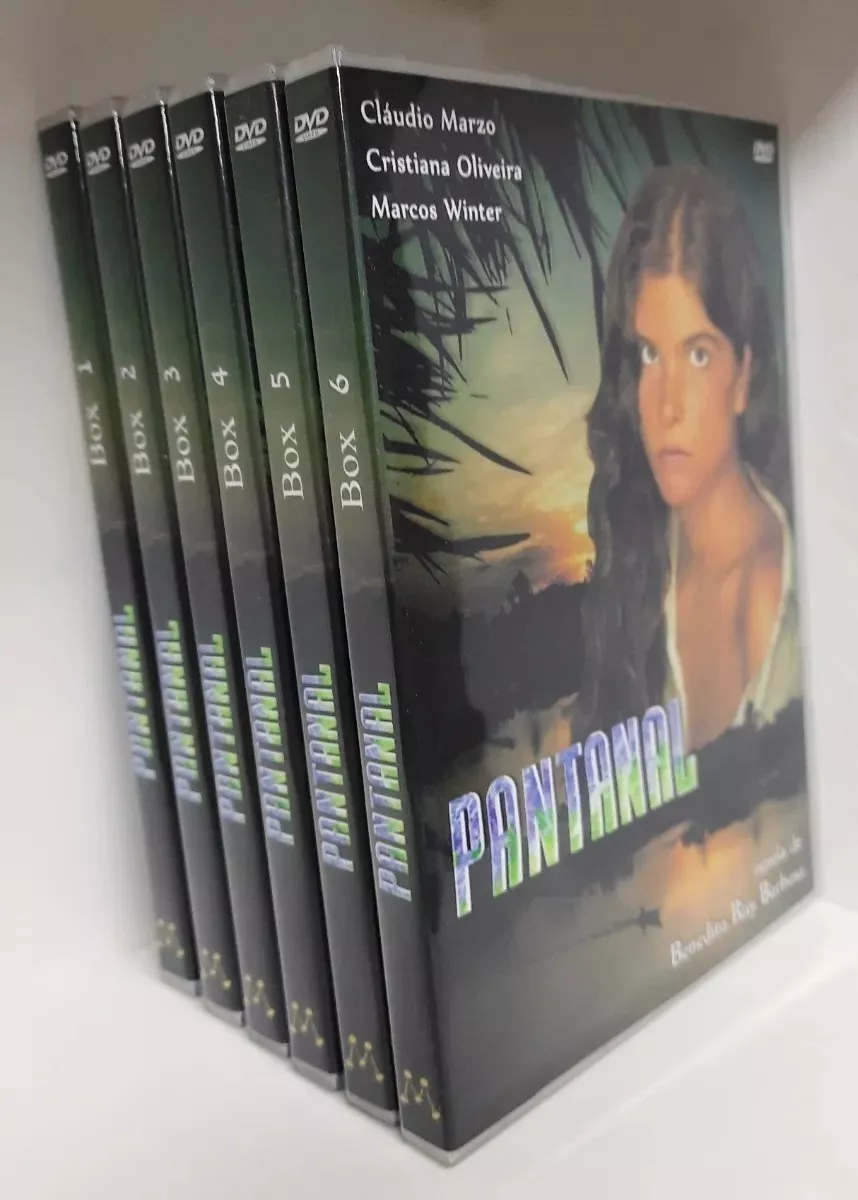 Box Novela Pantanal (1990) - 23 Dvds Completa