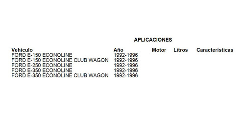 Booster Freno Ford E-150 Econoline Club Wagon 1995-1996 Foto 6