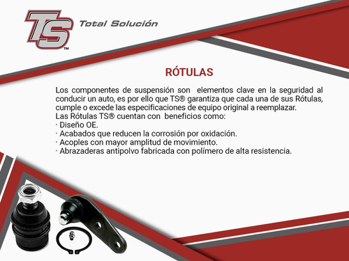 Par De Rtulas Delanteras Inferiores Ts Pickup 88 A 95 Foto 4