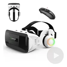 Oculos De Realidade Virtual Vr 3d C/fone Controle /celulares