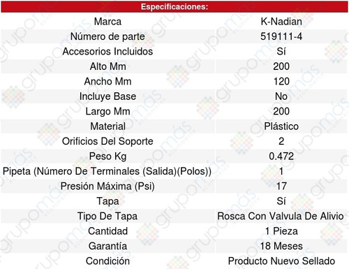 Deposito Anticongelante S80 V6 2.9l 00/06 K-nadian 8605726 Foto 3