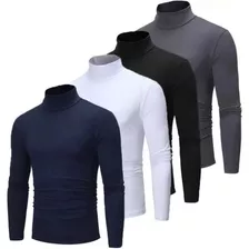 Camisa Térmica Gola Alta Proteção Frio Intenso Masculina