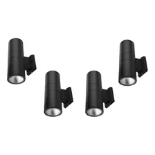 Pack X 4 Apliques Exterior Bidireccional 2 Luces