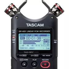 Grabadora De Voz Digital Tascam Dr-40x Color Negro