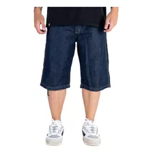 Bermuda Masculina Jeans Balão Tradicional Largo Nas Pernas