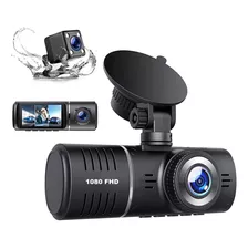 Cámara Para Automóvil 1080p Hd 3 En 1 Dash Cam Con Trasera