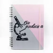 Caderno Capa Dura Profissões Bio Medicina 160 Fls