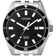 Relógio Citizen Masculino Prata Premium Casual Bi5050-54e Cor Da Correia Prateado Cor Do Bisel Prateado Cor Do Fundo Preto