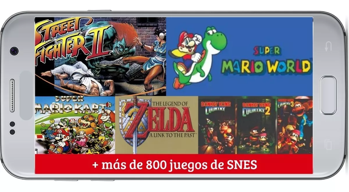 Super Mario World + 800 Juegos Snes Para Android / Pc / Psp