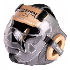 Capacete Com Viseira Anatomico Boxe Muay Thai - Maximum