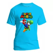 Playera Super Mario Bros Yoshi Todas Las Tallas