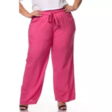 Calca Pantalona Plus Size Fechada