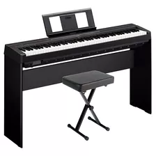 Yamaha P-45lxb Digital Piano With Stand And Bench Black 