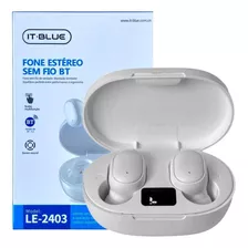 Fone De Ouvido Bluetooth Anatel Branco Le-2403