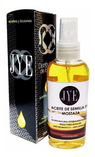 Aceite Jye Mostaza  Puro Y Natural 60ml