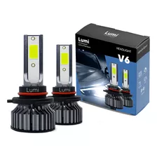 Kit Lâmpada Farol Super Led Xênon V6 Hb4 120w 12v-48v 6000k