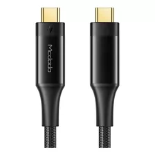 Cable Thunderbolt 3 Usb-c Ca-8760 Color Negro