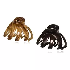 Pinza Para El Pelo Scünci Octopus Antideslizante Grip, 2 Uni