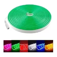 Mangueira 5 Metros Led Neon Corte 2,5cm Brilho 12v Alto Flex Cor Da Luz Verde