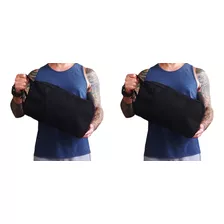 2 Bolsas De Mão Porta Chuteira Calçado Tênis Com Alça Bolso