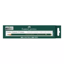 Ecolápis Grafite Faber Castell 9000 2b - 12 Un