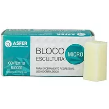 Bloco Em Cera Para Escultura Micro Asfer Protese Dentaria 