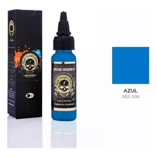 Tinta Tatuagem Tattoo Iron Works 15ml - Várias Cores 15ml Azul