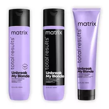Shampoo Acond Leave Unbreak My Blonde Total Results Matrix
