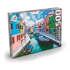 Puzzle Grow 500 Peças Canal De Burano - Quebra Cabeça