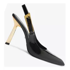 Sapato Scarpin Verniz Preto - Schutz