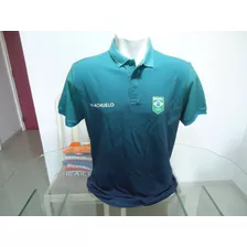 Camisa Polo Manga Curta Brasil / Cob Verde Riachuelo